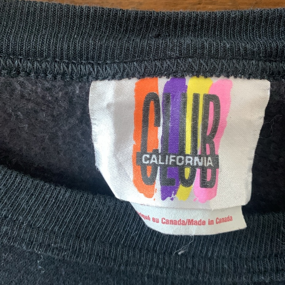 Vintage Neon Club California Sweatshirt Unisex 90’s Style - Picture 3 of 7